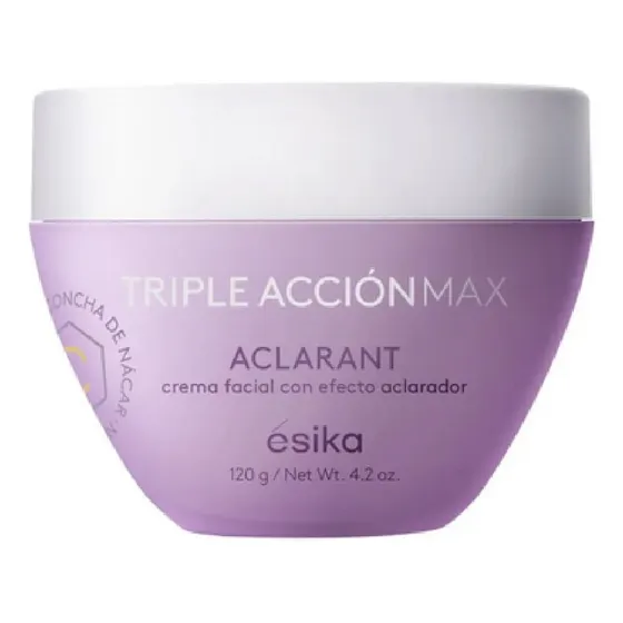 Esika Crema Facial Triple Accion Max Aclarante  120 Gr