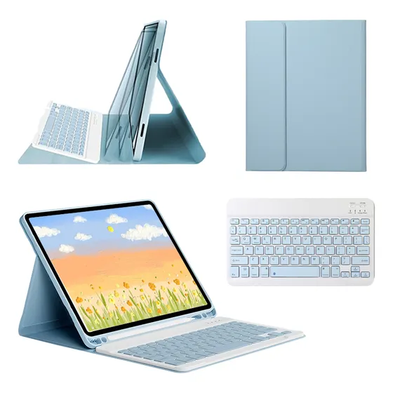 Capa Para Tablet Samsung Tab S6 Lite Com Abnt2 Teclado