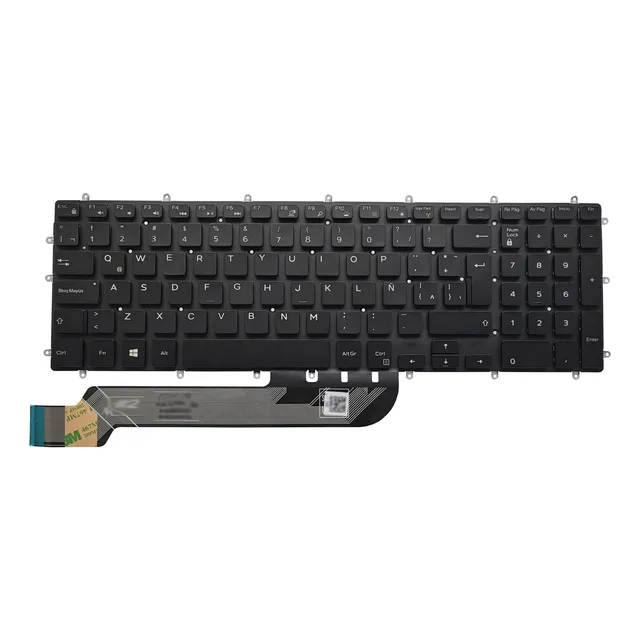 Teclado Para Dell 15 P66f P72f P75f 15 5565 15 5567 Luz Lat