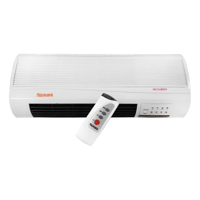 Estufa Caloventilador Pared Con Control Microsonic Dimm