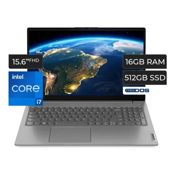 Portátil Lenovo V15 Core I7-1255u 16gb 512gb Ssd W11 Pro