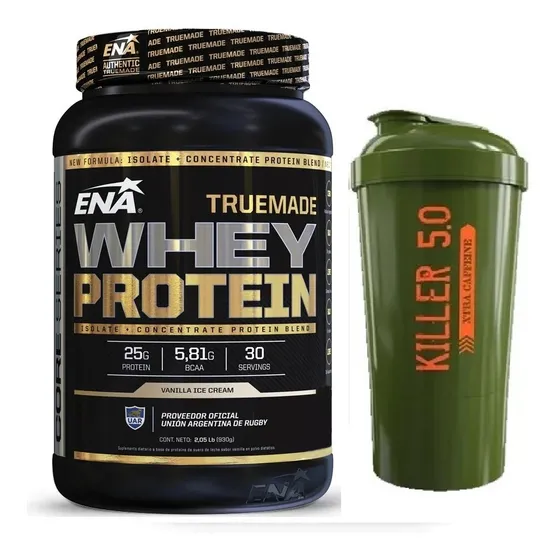 True Made Whey Protein 1kg Ena+vaso 2 En 1 Shaker Generation