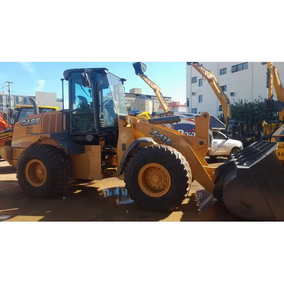 Pá Carregadeira Case 721e 2017 Unico Dono C.4m³  C/nivelador