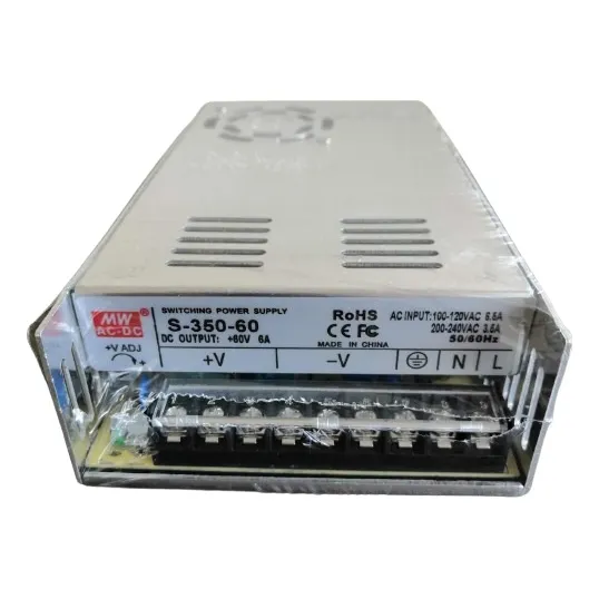 Fuente De Voltaje 60v 5.8a 115/230 Vac