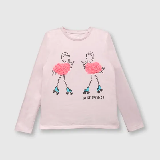 Polo De Niña Flamencos Rosa Colloky