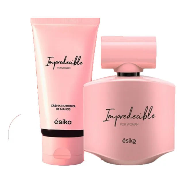Ésika Impredecible Perfume De Mujer Con Crema Manos