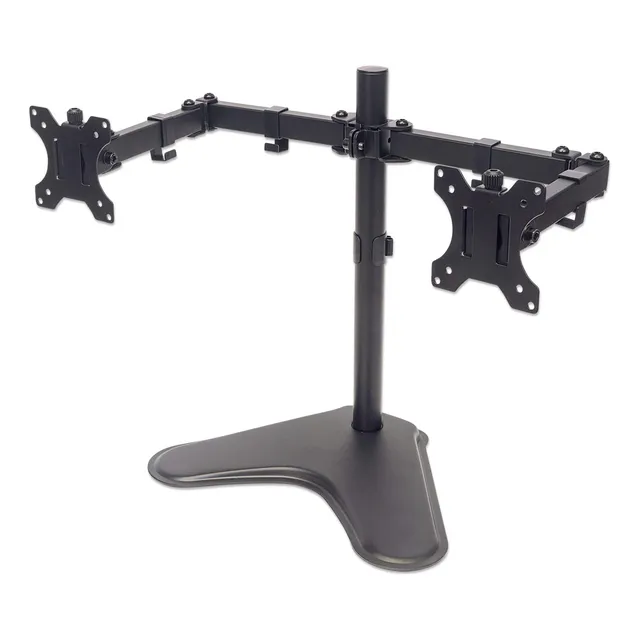 Soporte Monitor Dual Universal Brazo Giro Doble Que Soporta