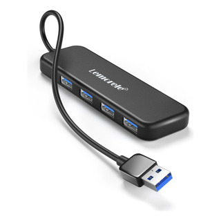 Lemorele Hub Usb 4 Puertos Negro Tc55 3.0 5gbps Lemorele Hub Usb 4 Puertos Negro Tc55 3.0 5gbps