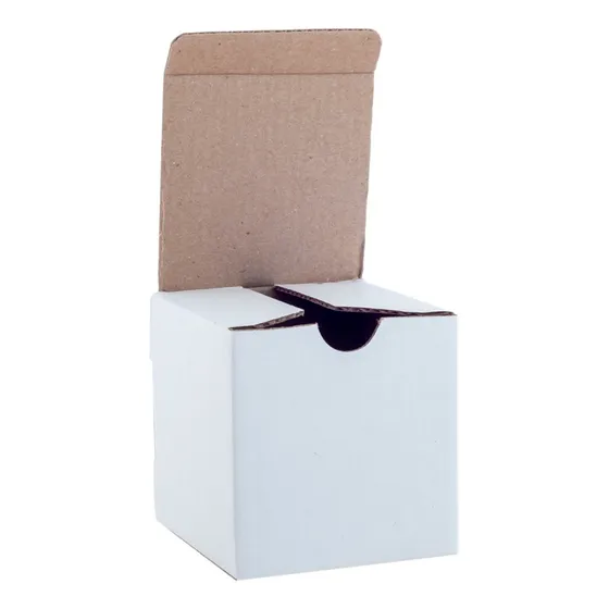 12 Cajas Cartón Micro Corrugado 10x10x10 Armable Cuadrada