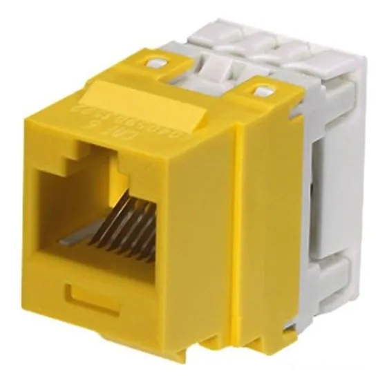 Panduit Nk688myl Categoria-6 Modulo Conector 8 Hilo Amarillo