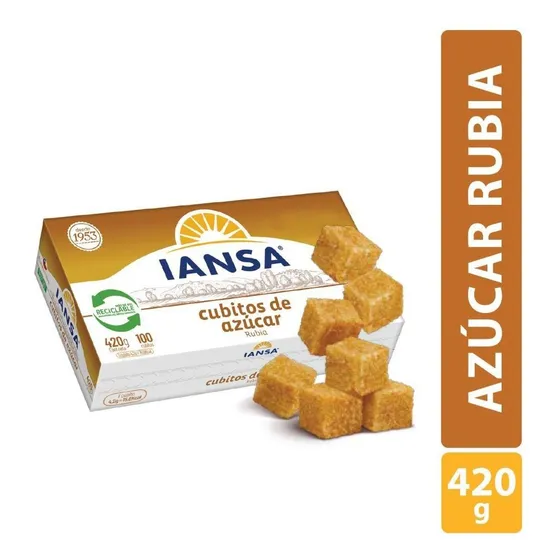 Azúcar Rubia Iansa Cubitos 420 G