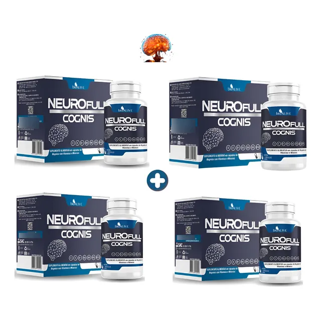 Neuro Fullcognis Suplemento P/f Oco,tdha,venvase- 4 Unidades