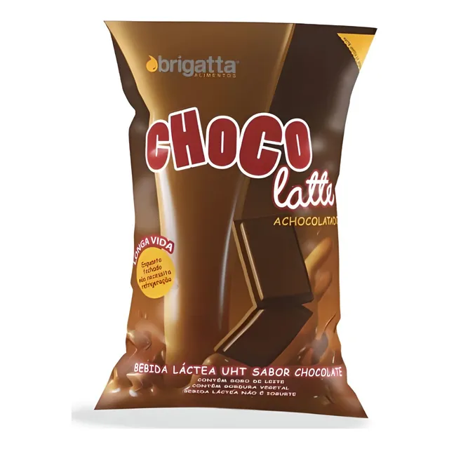 Bebida Láctea Sorvete Expresso Brigatta Chocolate 2l - 10un