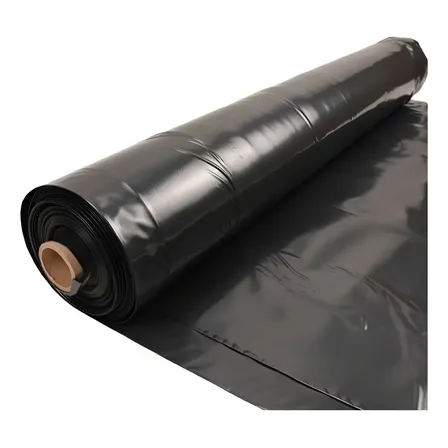 Film Nylon Negro Polietileno Aislante 2x50m  200 Micrones