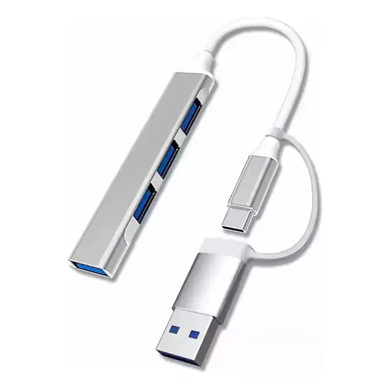 Adaptador Hub Usb Otg Type C 4 Puertos Usb 3.0
