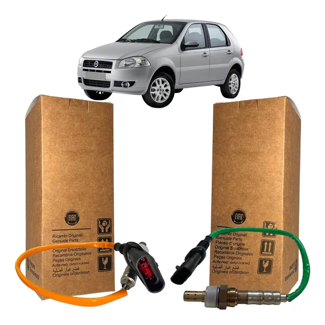 Sonda Lambda Pré E Pós Fiat Fiorino 1.3 Original Com Nf