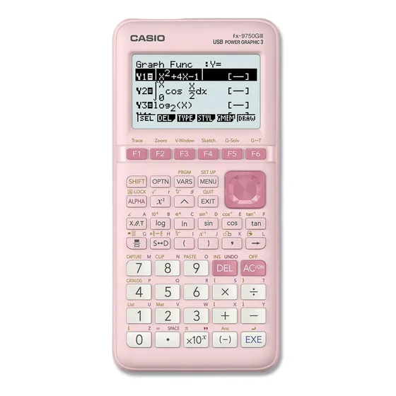 Calculadora Graficadora Casio Fx-9750glll Color Rosa Pink