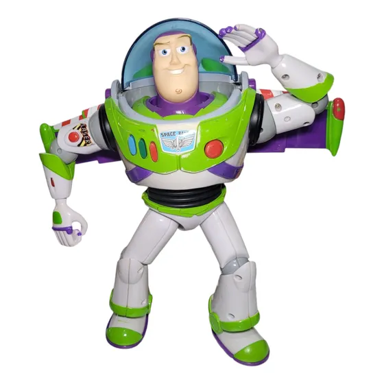 Boneco Disney Toy Story Buzz Lightyear - Thinkway 1995 Usado