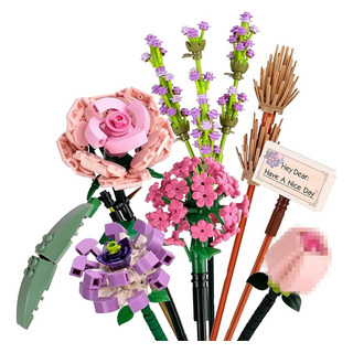 Conjuntos De Construção Osdue Mini Bricks Flower Bouquet, Ar Conjuntos De Construção Osdue Mini Bricks Flower Bouquet, Ar