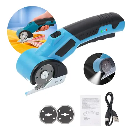 Tesoura Elétrica Portátil Usb 4.2v Tecido Eva Papelão 127/220v Variadas