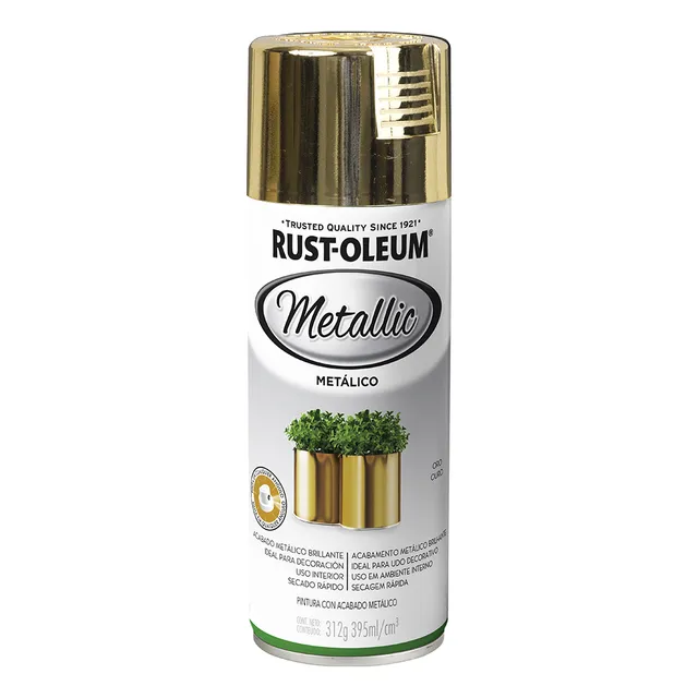  Tinta Spray Metálica Rust Oleum Decorativa Metallic Cores