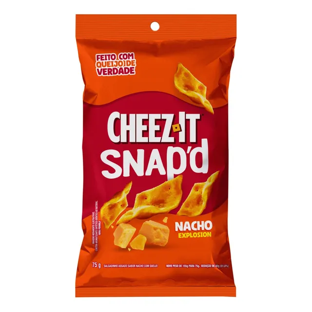 Salgadinho de queijo Cheez-It® Snap'd Nacho Explosion 75g