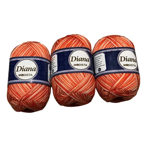 Pack 3 Hilos Diana Moda Modista Hilo Mercerizado
