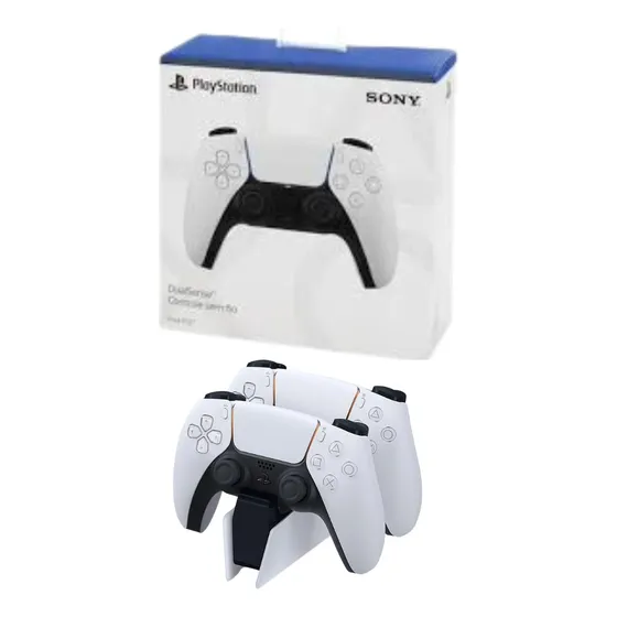 Controle Ps5 Menete Carregador Sem Fio Base Carregamento 