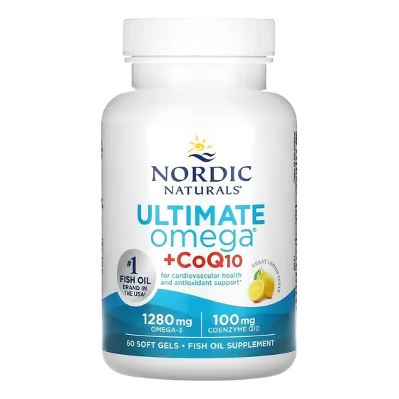 Suplemento Alimenticio De Omega 3 Y Coq10 60 Caps Limón | Cuotas sin interés