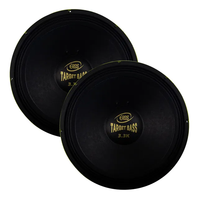 2 Woofers 18 Pol Grave E18 Target Bass 3.3k Eros 1650rms Par