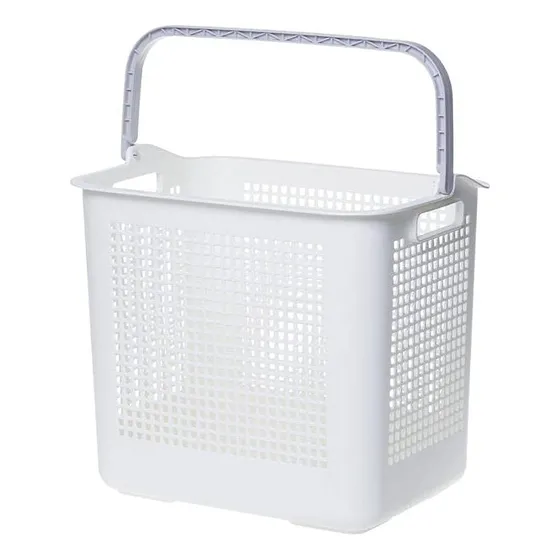 Cesta De Mano Plástica P/ Ropa Mercado C/ Asa Multiuso