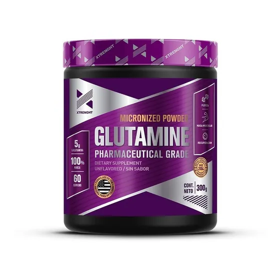 Xtrenght Glutamina 300grs - Favorece El Crecimiento Muscular