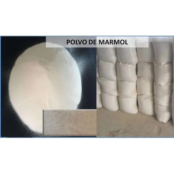 Polvo De Marmol, Marmolina Blanco Y Marfil Sacos De 30 Kg