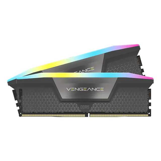 Memoria Ram Corsair Vengeance Rgb Ddr5 32gb 2x16 6000 Gris