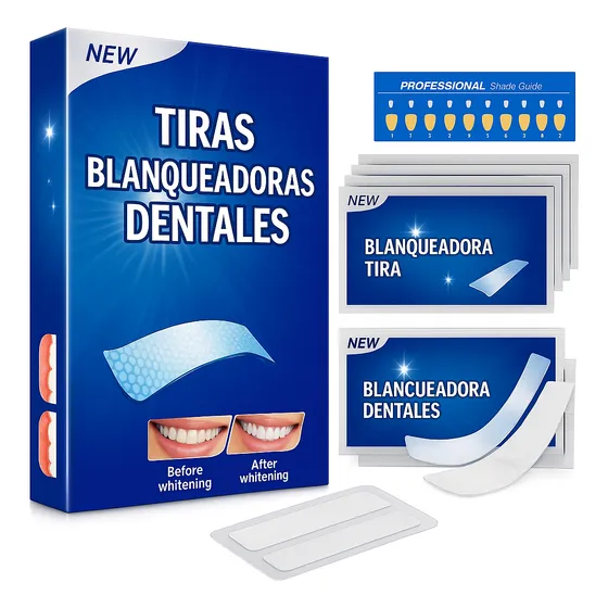 Tiras Blanqueadoras Miami Store 14 Pares Dientes Blancos