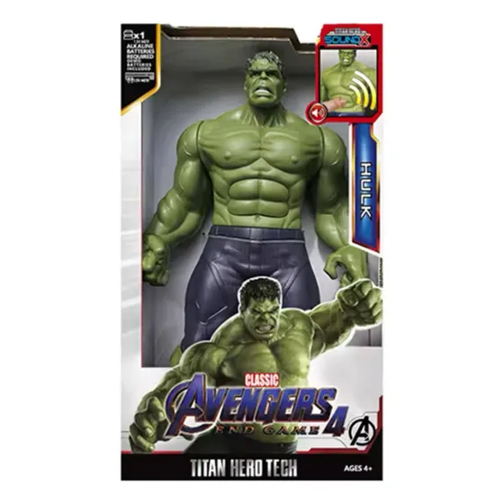 Muñeco De Acción Hulk Con Luz Y Sonido 