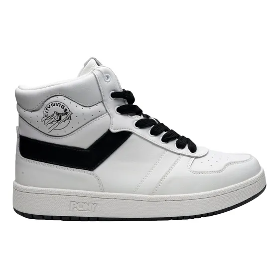 Zapatillas Pony Lifestyle Mujer City Wings Hi M Bco-neg Blw