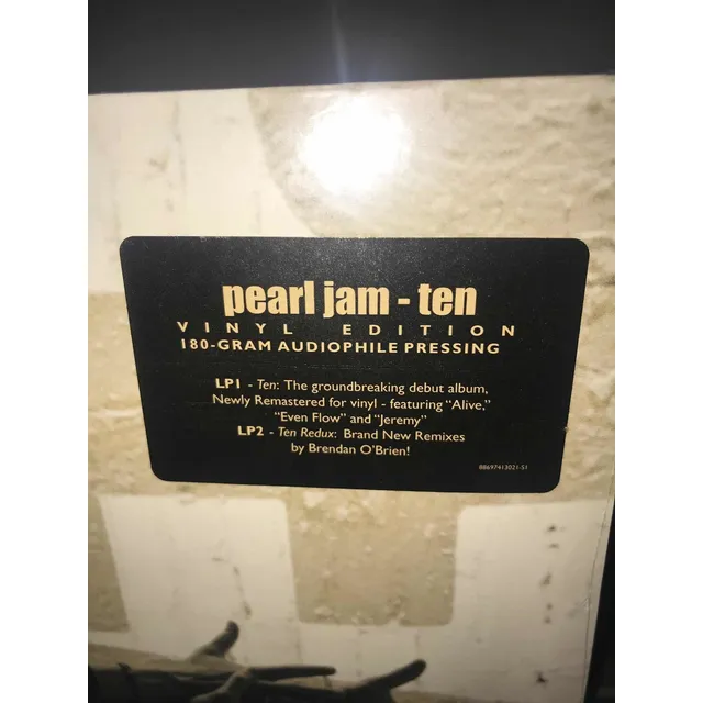 Pearl Jam Ten Edición Doble Vinyl Nuevo Sellado