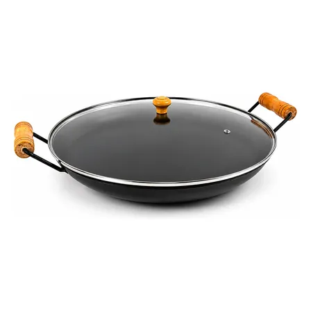 Disco Arado 57cm Tacho Borda Alta Grande C/ Tampa De Vidro