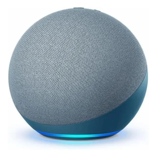 Bocina Amazon Echo 4ta Generación, Bocina con Sonido Premium, Ideal Para Recámaras Grandes, Salas y Cocinas, Casa Inteligente ZigBee incorporado