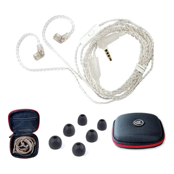 Kz Accesorios Auricular Estuche + Cable Mic + Eartip Almohad