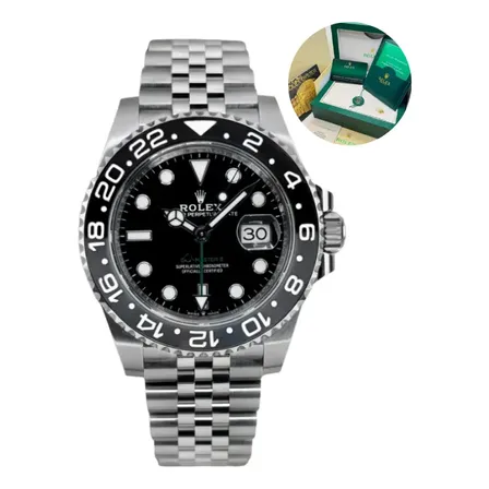 Relógio Rolex Bruce Wayne Gmt Master Automático Safira