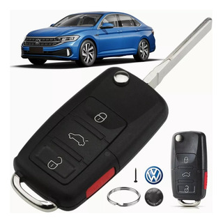 Carcasa Llave Control Para Vw B5 Jetta Golf Polo 3 Botones Carcasa Llave Control Para Vw B5 Jetta Golf Polo 3 Botones