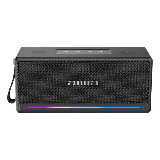 Parlante Bluetooth Vintage Portátil Con Función Tws 40w Awq6 - Negro