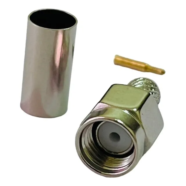 Conector Sma Macho Para Cable Rg58 Bolsa De 100 Pz