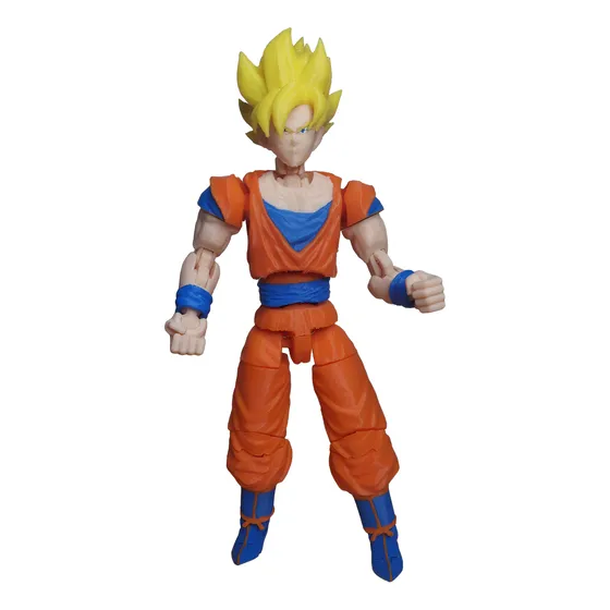 Figura Articulada Goku Super Saiyajin 22cm Dummy 13