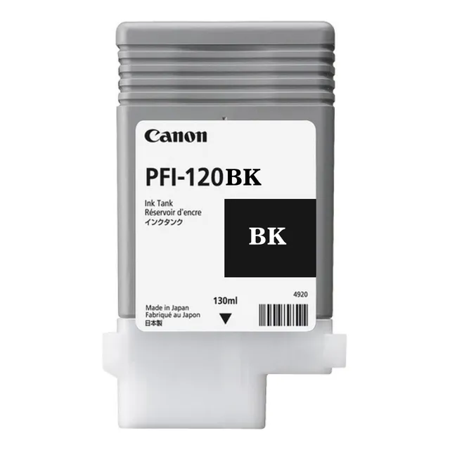 Cartucho De Tinta Canon Pfi-120 Color Negro De 130 Ml