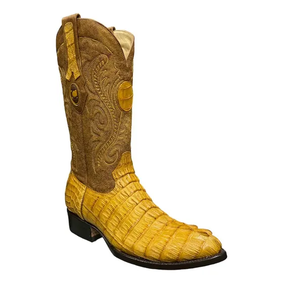 Bota Cuadra Original Vaquera Piel Fuscus Cocodrilo Caballero