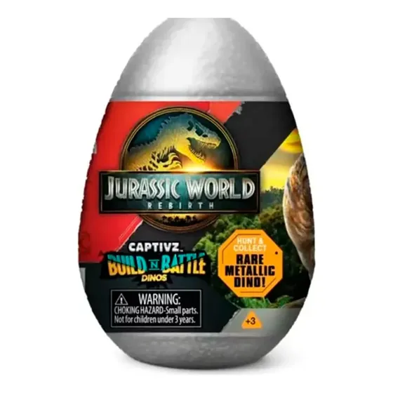 Huevo De Dinosaurio Jurassic World Captivz Sorpresa + Slime