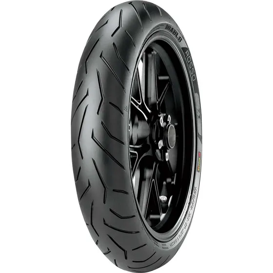 Cubierta Pirelli 100/80R17 Diablo Rosso II uso sin cámara delantera para moto